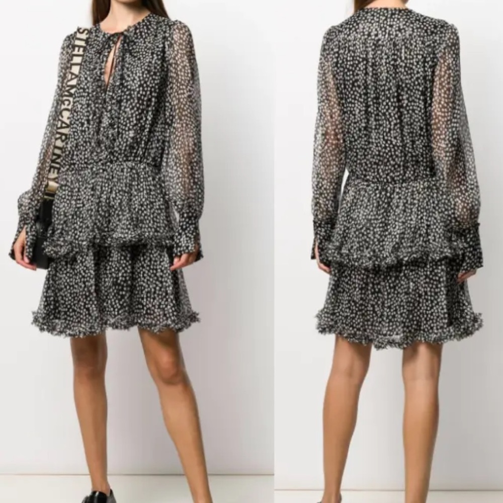 Stella McCartney Polka Dot Tiered Mini Dress NWT - US Size 8